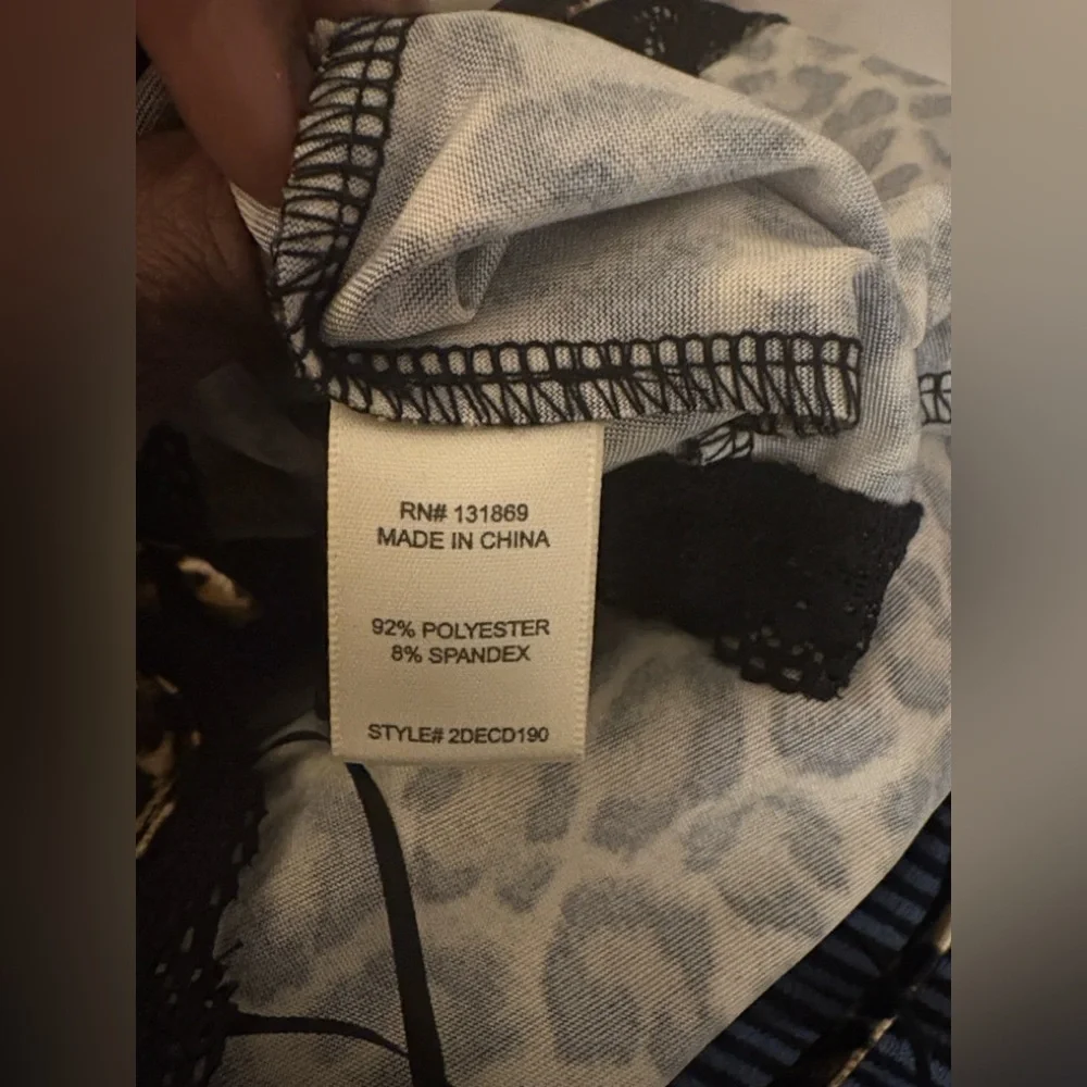 Thirty/Thirty Leopard Print Halter Top - Picture 4 of 5